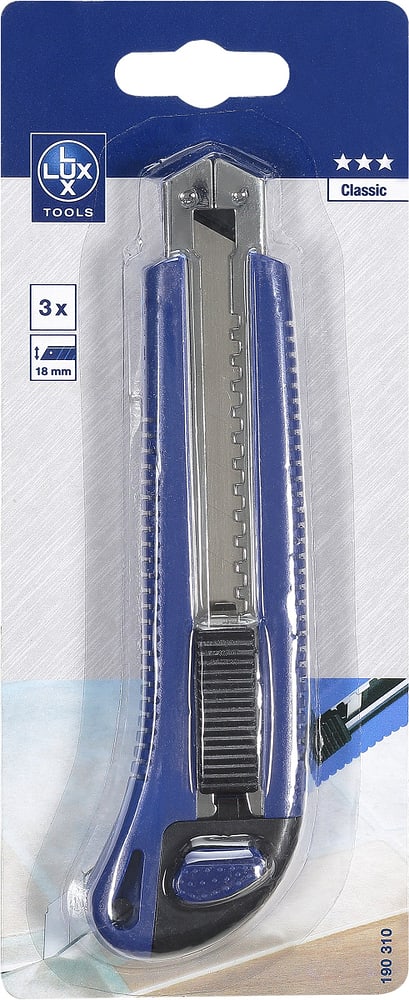 Cutter 18 mm BASIC Cuttermesser Lux 601201000000 N. figura 1