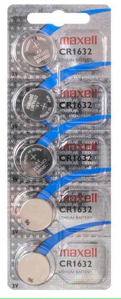 CR1632 5 pezzi Micropila Maxell 785302424857 N. figura 1