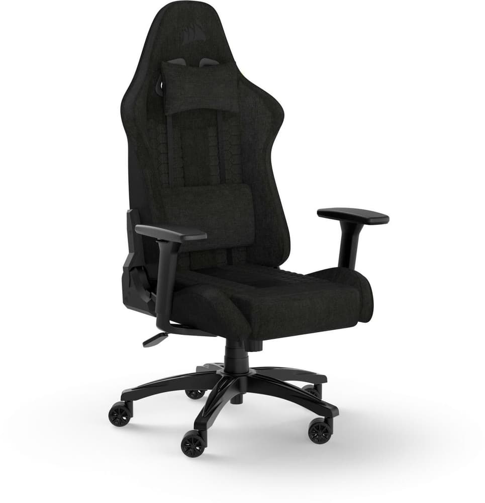 TC100 RELAXED Gaming Chair - Fabric - Black (-WW) Sedia da gaming Corsair 785302413065 N. figura 1