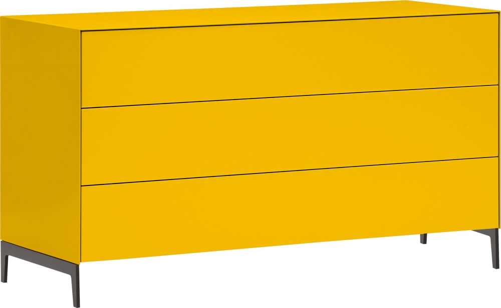 LUX Cassettone 400843300000 Dimensioni L: 120.0 cm x P: 46.0 cm x A: 68.0 cm Colore Giallo N. figura 1