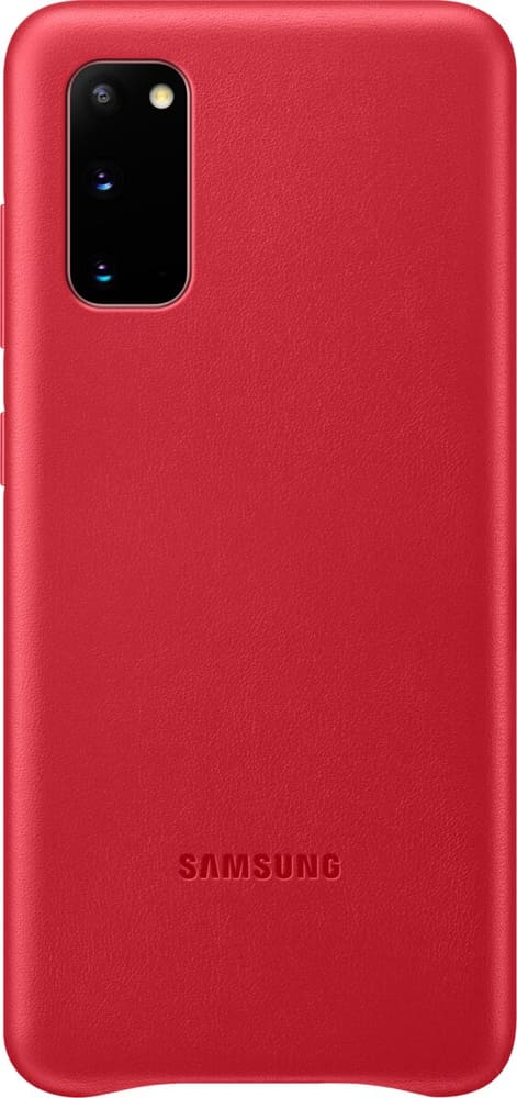 Leather Hard-Cover Rot Smartphone Hülle Samsung 785300151158 Bild Nr. 1