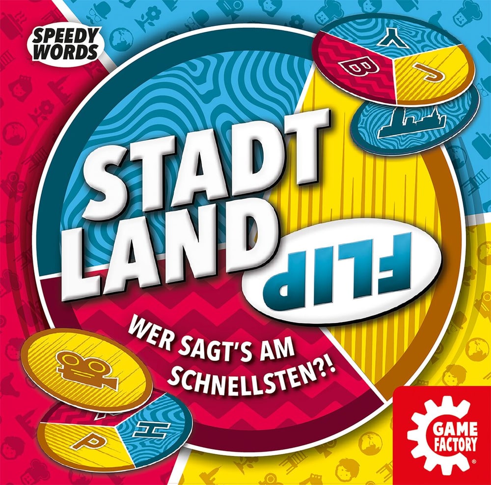 Stadt Land Flip Jeux de société GAME FACTORY 743402800000 Photo no. 1