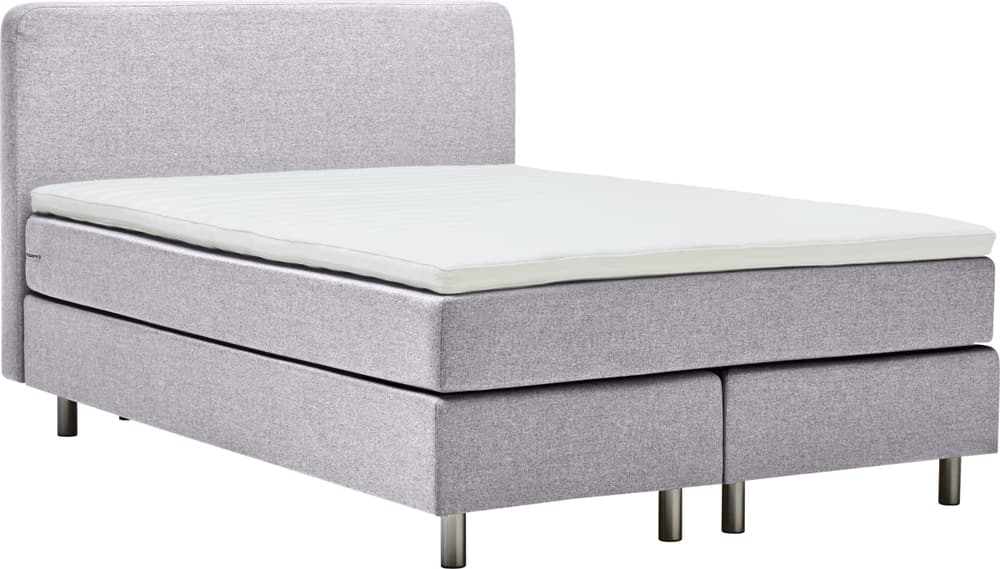 VALERIE Letto Boxspring 407758714081 Dimensioni L: 140.0 cm x P: 200.0 cm Colore Grigio chiaro N. figura 1