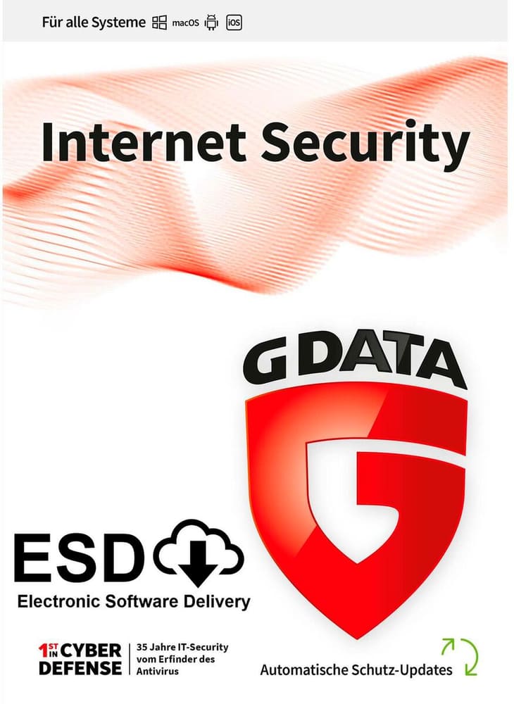 InternetSecurity Vollversion, 3 Geräte, 1 Jahr Antivirus (Box) Gdata 785302420731 Bild Nr. 1