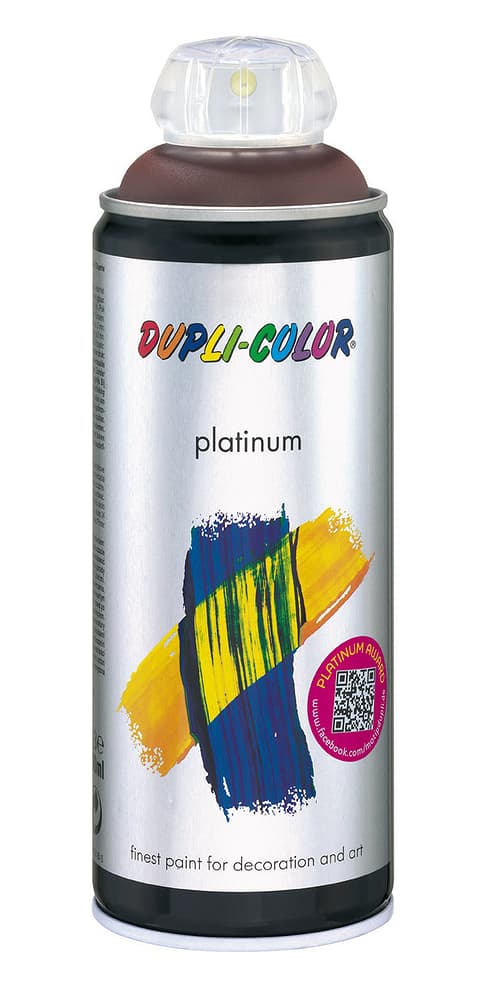 Vernice spray Platinum opaco Lacca colorata Dupli-Color 660800200010 Colore Marrone cioccolato Contenuto 400.0 ml N. figura 1