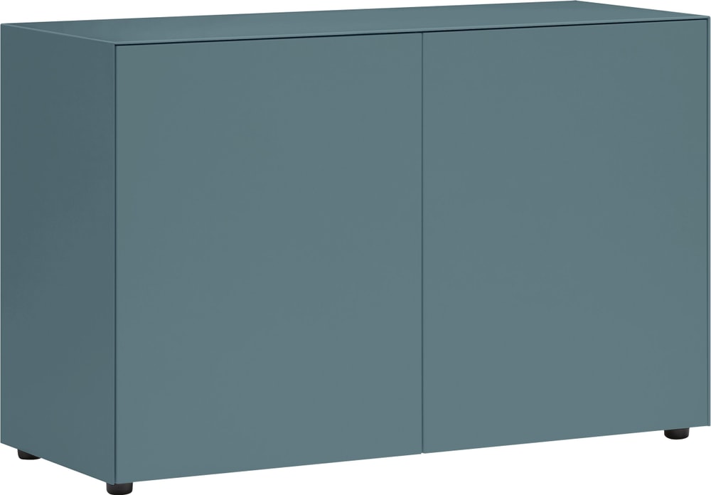 LUX Sideboard LUX Sideboard 400840600042 Grösse B: 120.0 cm x T: 46.0 cm x H: 74.5 cm Farbe Mittelblau Bild Nr. 1