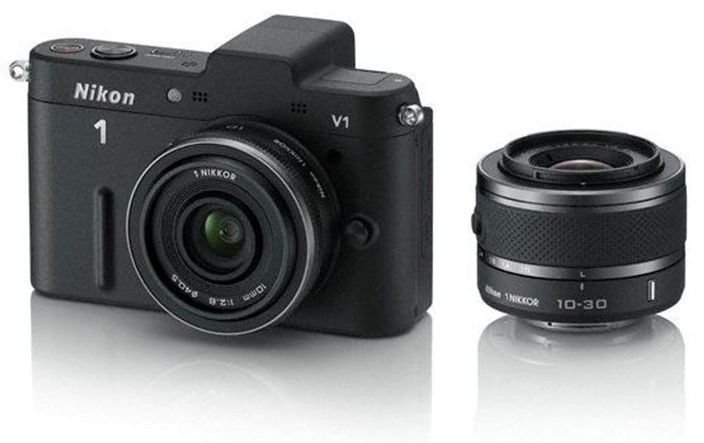 Nikon-1 V1 Kit VR 10-30 + 10mm schwarz S 95110002985713 Bild Nr. 1