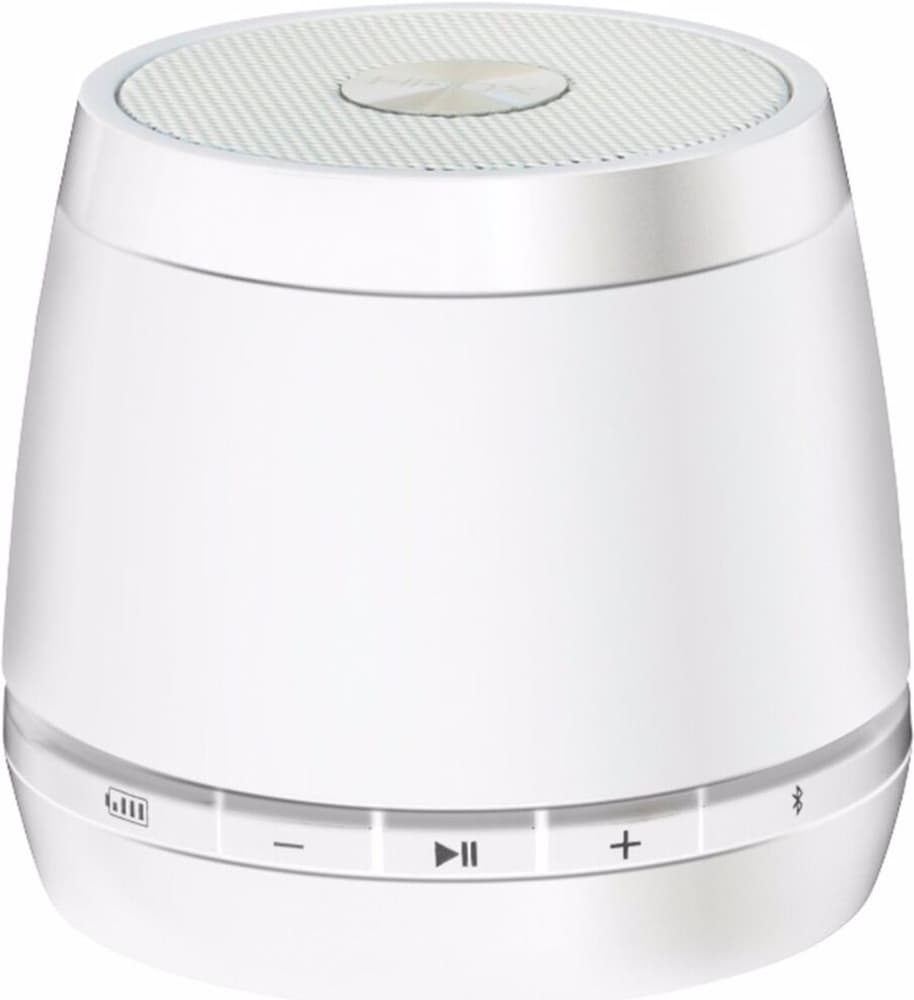Bluetooth Mini-Lautsprecher Weiss Portabler Lautsprecher HMDX 785300183522 Bild Nr. 1