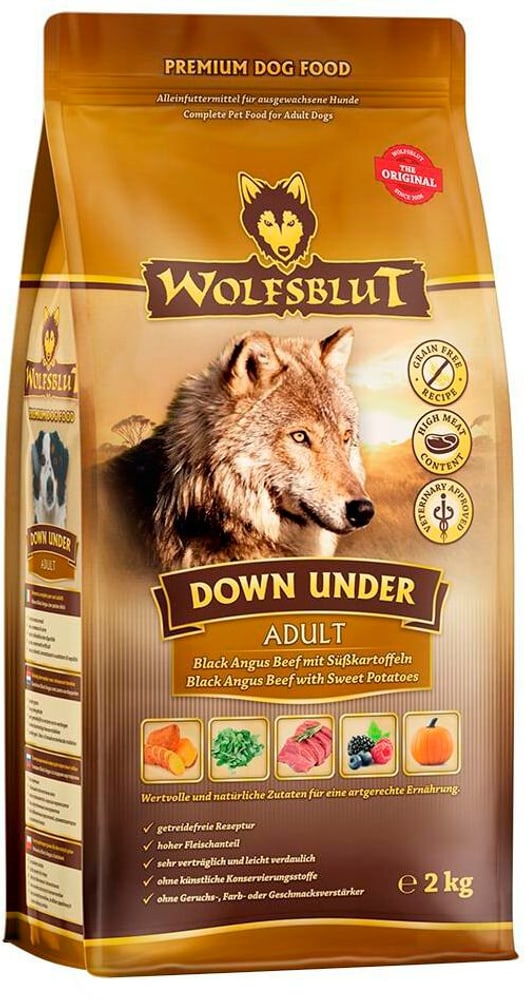 Dog Down Under Black Angus Beef Trockenfutter Wolfsblut 785300193831 Bild Nr. 1