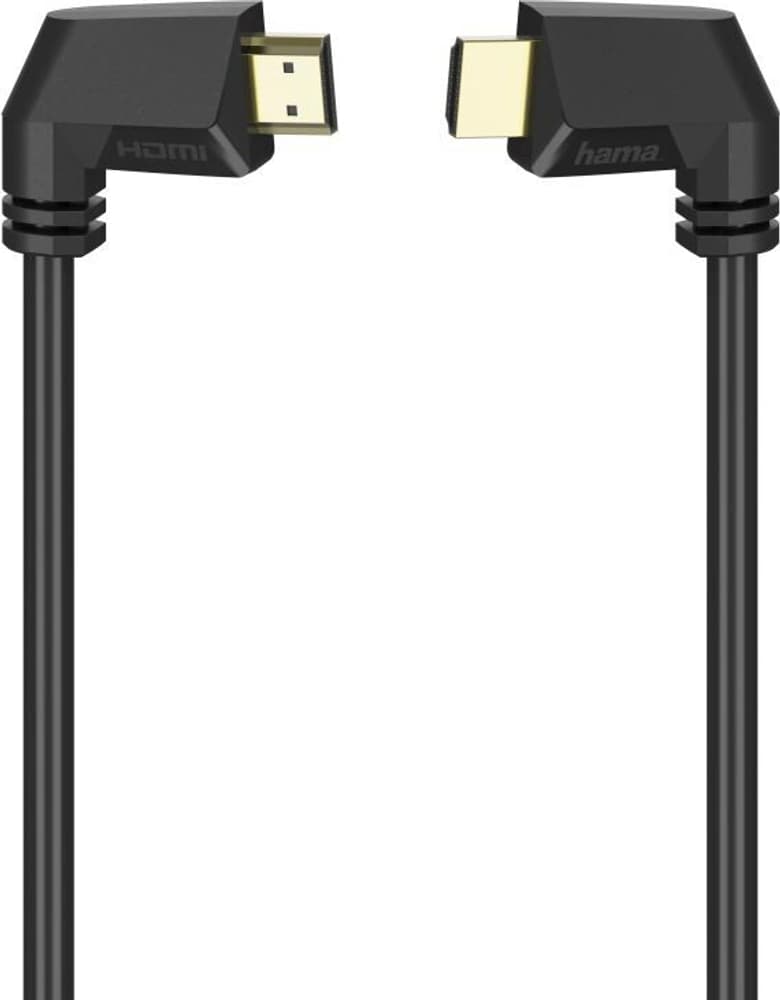 High Speed HDMI™-Kabel, 90°, Ethernet, vergoldet, 1,5 m Videokabel Hama 785300180747 Bild Nr. 1