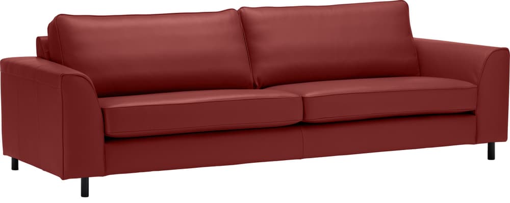 INDIVANI 3er-Sofa 405873100000 Grösse B: 219.0 cm x T: 94.0 cm x H: 83.0 cm Farbe Rot Bild Nr. 1