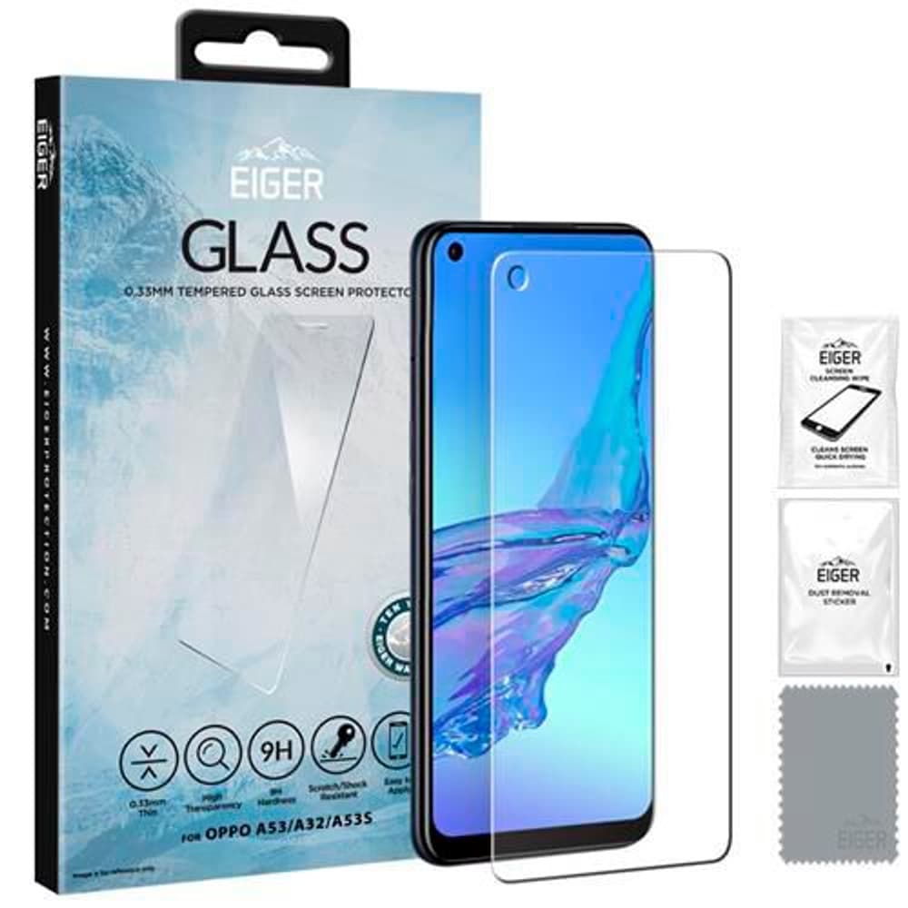 A53/A32/A53s Display-Glas 2.5D Smartphone Schutzfolie Eiger 798689400000 Bild Nr. 1