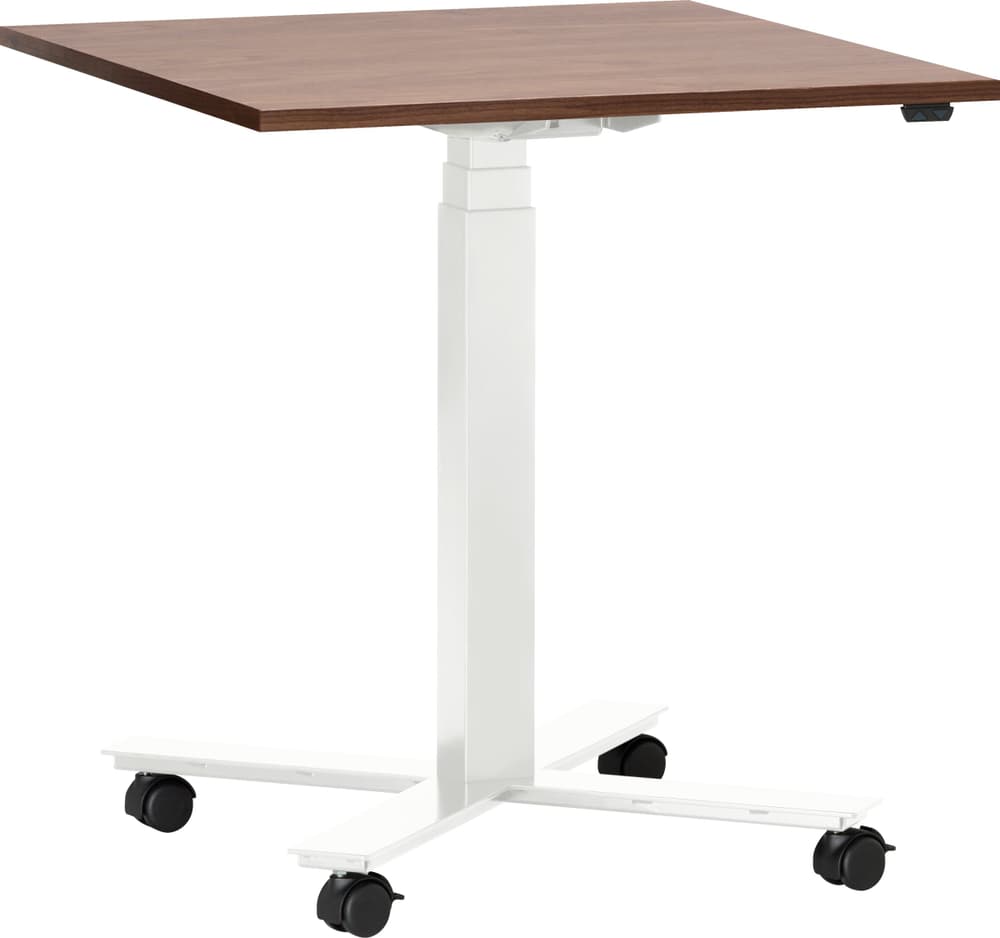 FLEXCUBE Table de conférence réglable en hauteur 401932600000 Dimensions L: 70.0 cm x P: 70.0 cm x H: 66.5 cm Couleur Noyer Photo no. 1