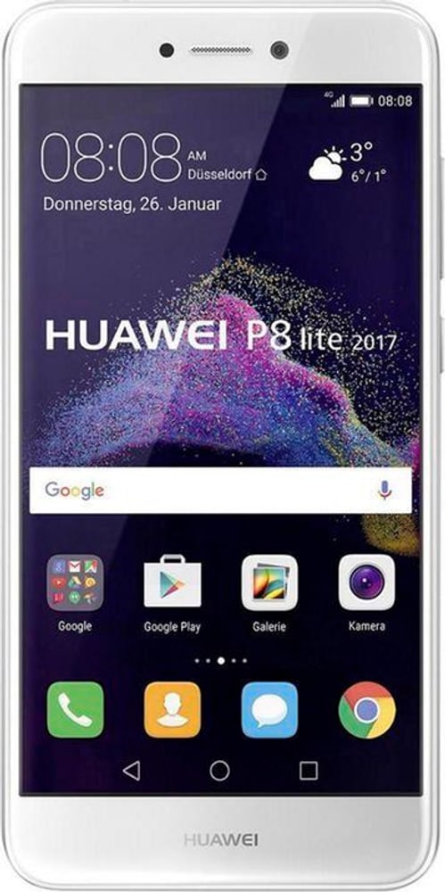 P8 lite (2017) Dual SIM 16GB weiss Smartphone Huawei 79461650000017 Bild Nr. 1