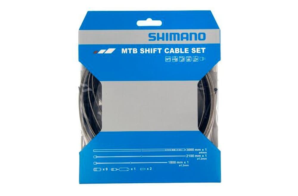 Jeu de câbles de changement de vitesse VTT Câbles de dérailleur Shimano 470992300000 Photo no. 1