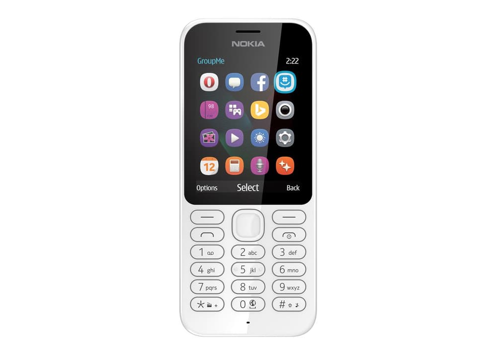 222 weiss Smartphone Nokia 79460630000015 Bild Nr. 1