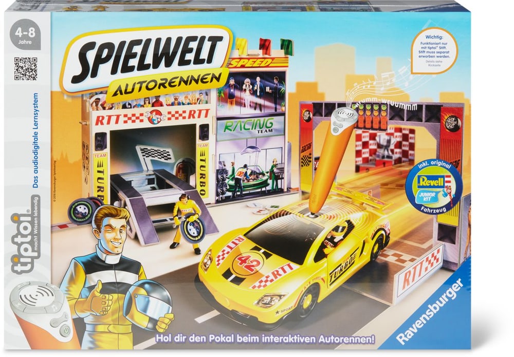 Tiptoi Spielwelt Autorennen (D) Ravensburger 74523559000016 No. figura 1
