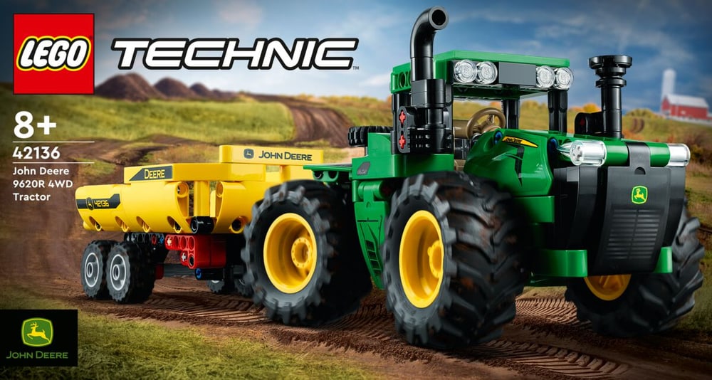 LEGO TECHNIC 42136 John Deere 9620R 4WD Tractor LEGO® 743414700000 N. figura 1