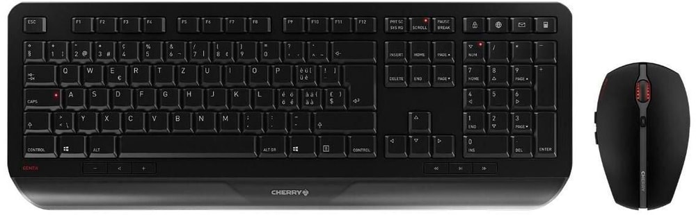 Gentix Desktop Tastatur- / Maus-Set Cherry 785300191680 Bild Nr. 1