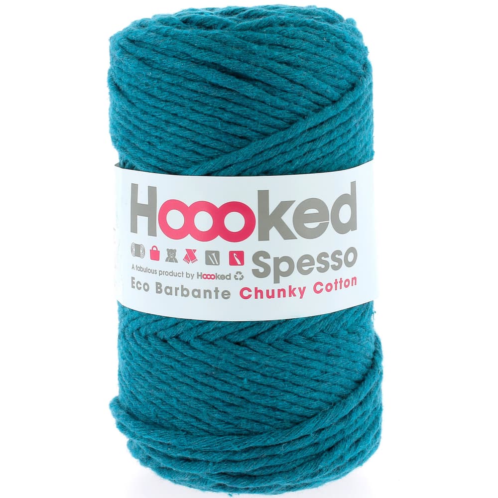 Spesso Chunky Cotton, Petrol Wolle Hoooked 669700125927 Bild Nr. 1