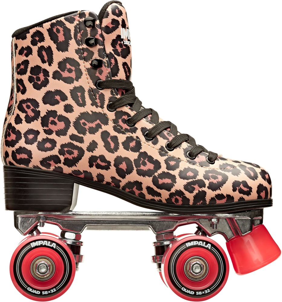 Quad Skate Leopard Pattini a rotelle Impala 466524839071 Taglie 39 Colore marrone chiaro N. figura 1