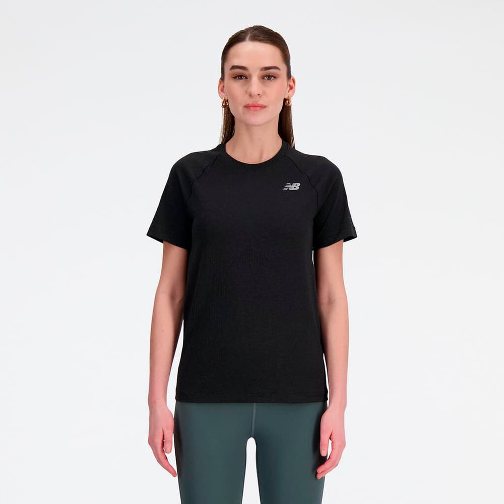 W Seamless T-Shirt T-shirt New Balance 472634000420 Taille M Couleur noir Photo no. 1