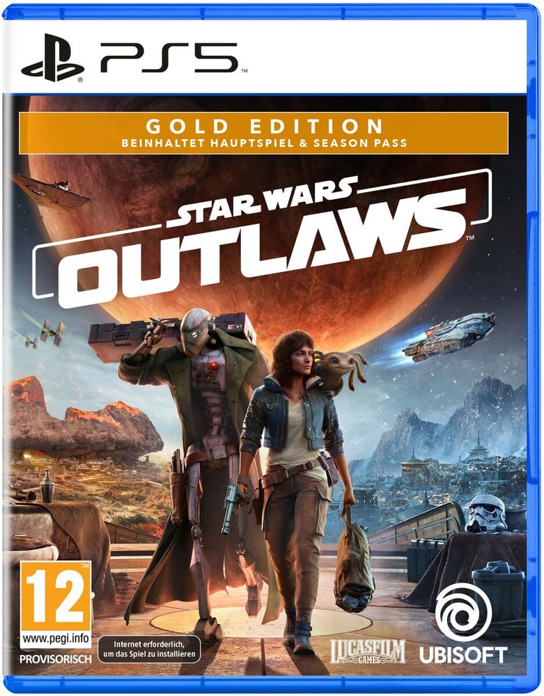 PS5 Star Wars Outlaws Gold Edition (PEGI) [D/F/I] Game (Box) 785302432654 N. figura 1