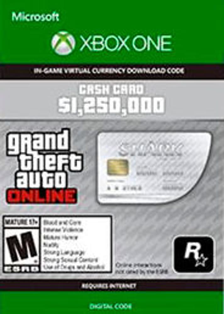 Xbox One - Grand Theft Auto V: Great White Shark Card Jeu vidéo (téléchargement) 785300135618 Photo no. 1