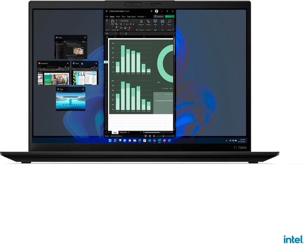 ThinkPad X1 Nano Gen. 2, Intel i7, 16 GB, 1000 GB Laptop Lenovo 785302424875 Photo no. 1
