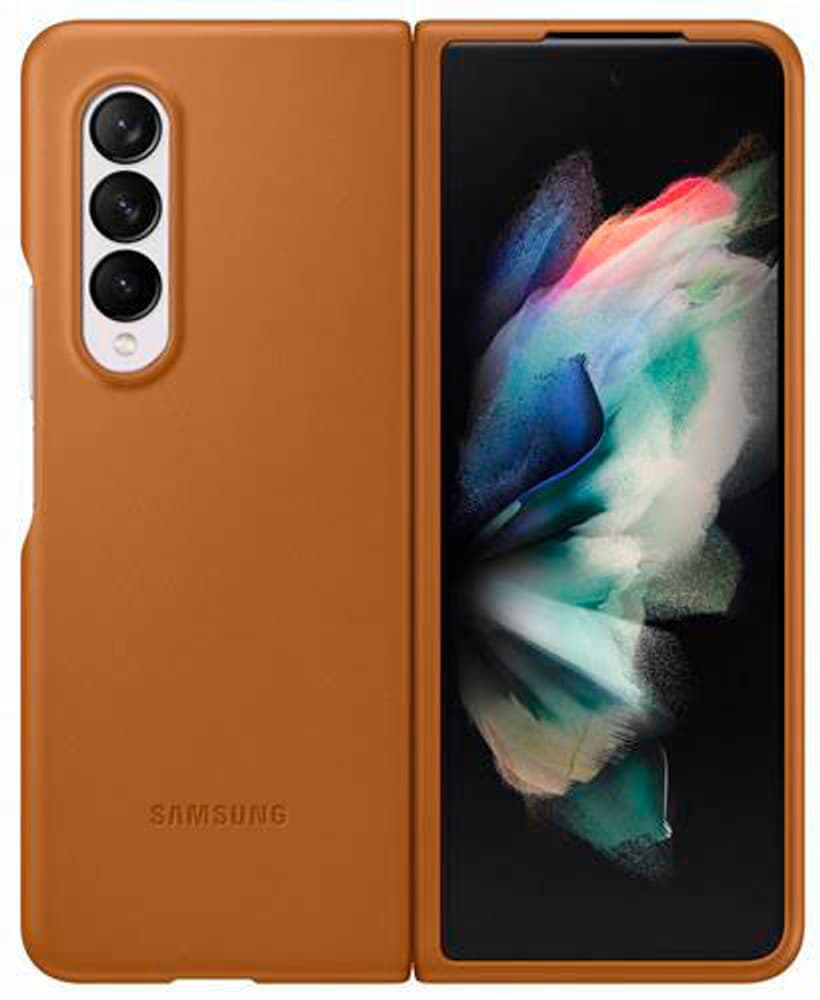 Galaxy Z Fold3 Leather Cover Camel Cover smartphone Samsung 785300161669 N. figura 1