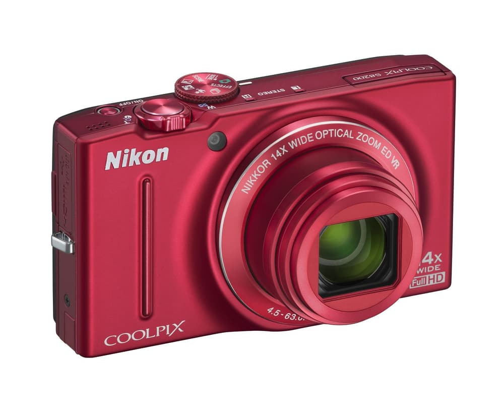 Nikon Coolpix S8200 Kompaktkamera - rot 95110002994513 Bild Nr. 1