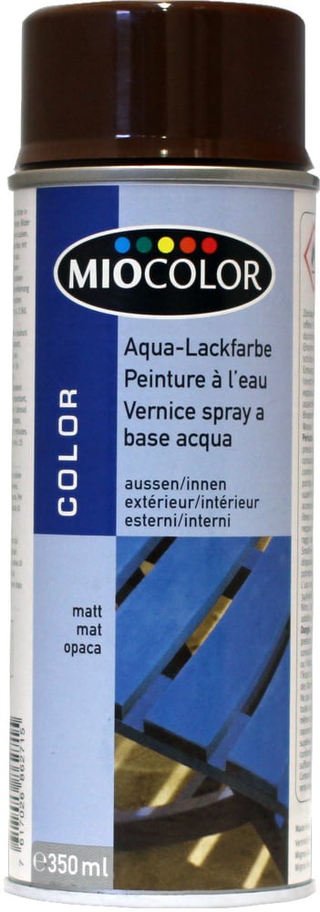Acryl Lackspray wasserbasierend Buntlack Miocolor 660830014003 Farbe Schokobraun Inhalt 350.0 ml Bild Nr. 1