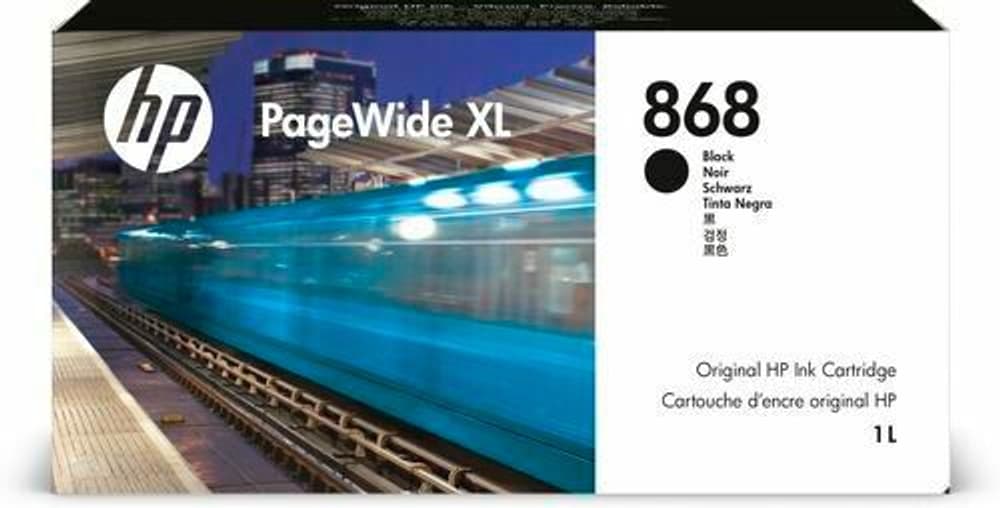 868 1-Liter Black PageWide XL Cartouche d’encre HP 785302432179 Photo no. 1