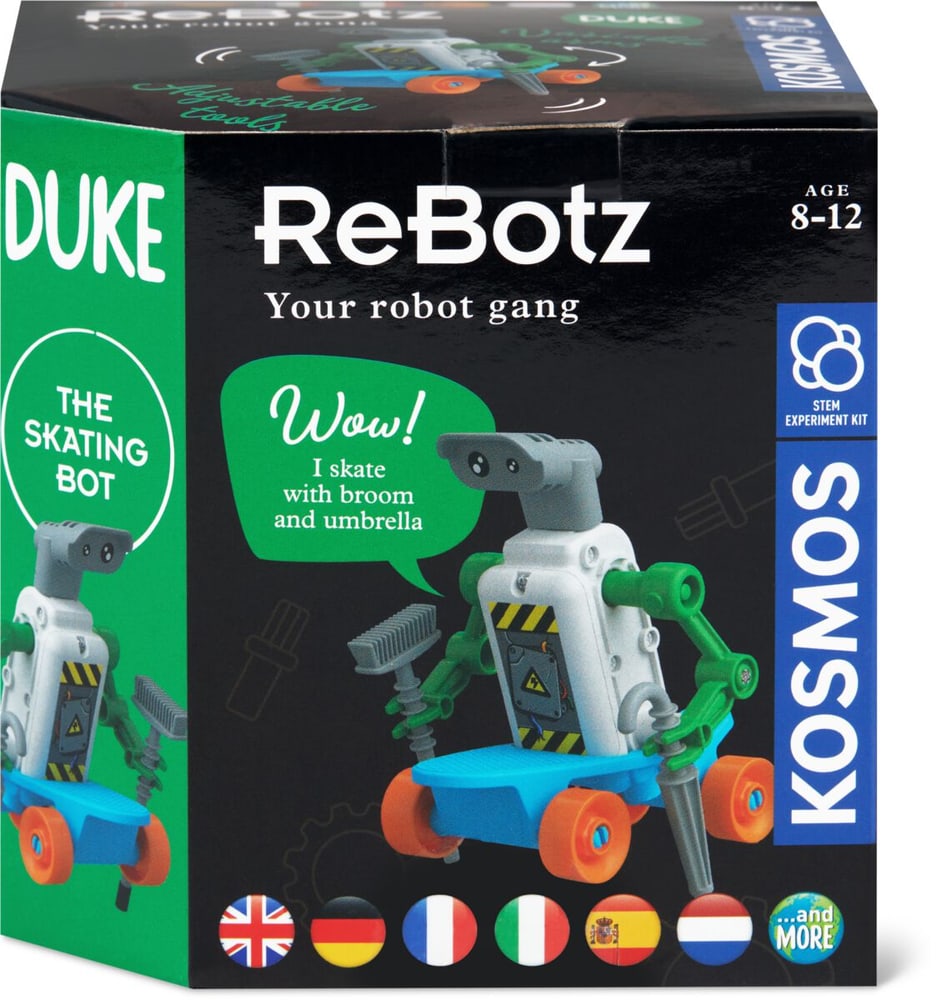 Kosmos Rebotz Duke the Skating Bot Experimentieren KOSMOS 746198100000 Bild Nr. 1
