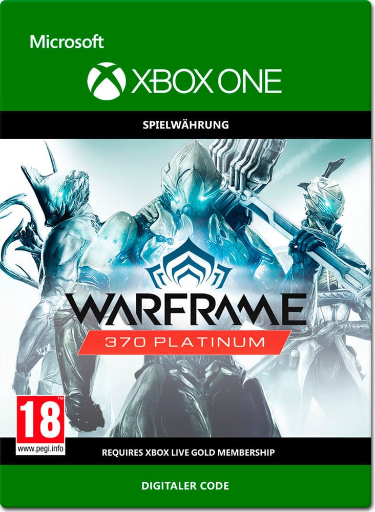 Xbox One - Warframe: 370 Platinum Game (Download) 785300137307 N. figura 1