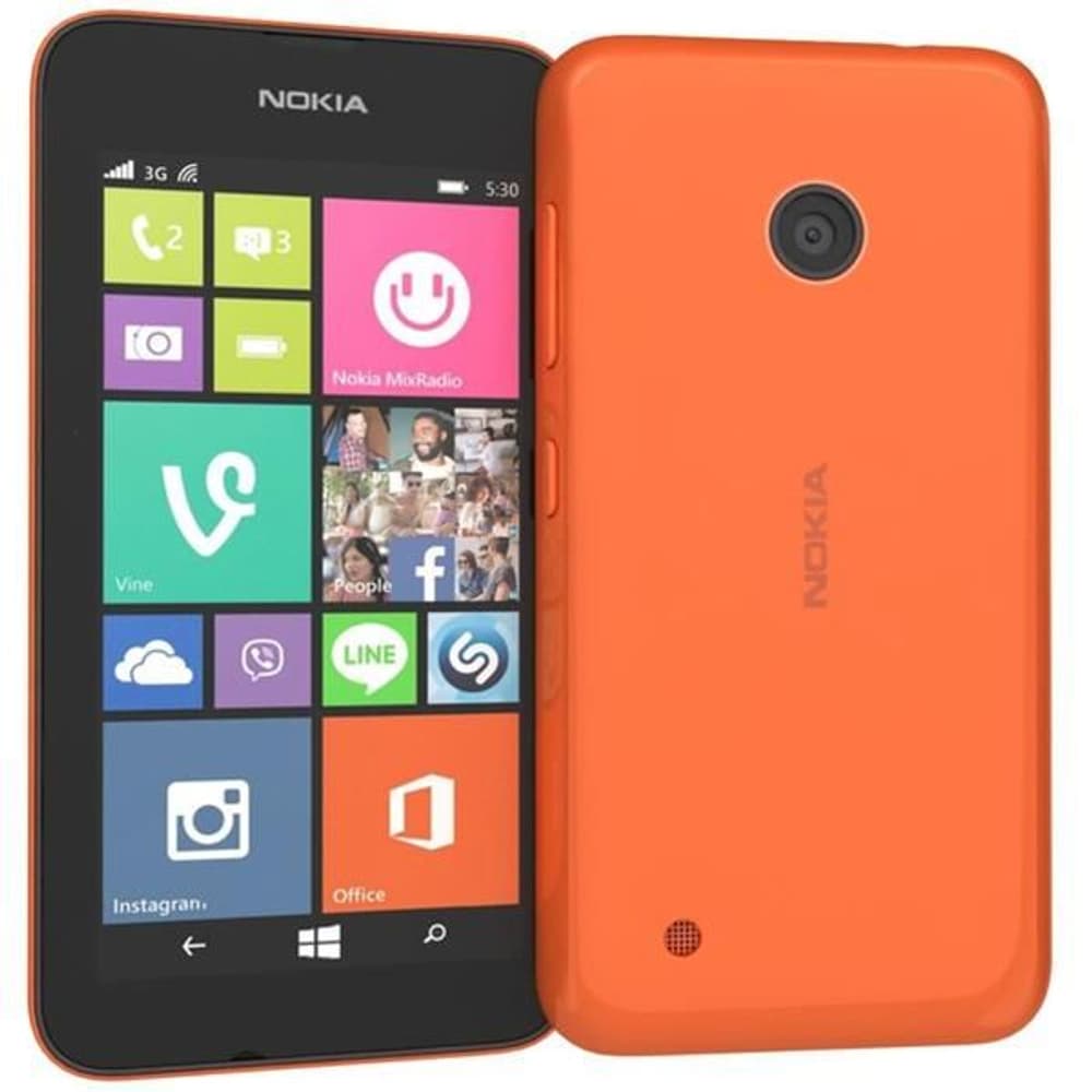 Nokia Lumia 530 DS 4GB Orange Nokia 95110031622515 Bild Nr. 1