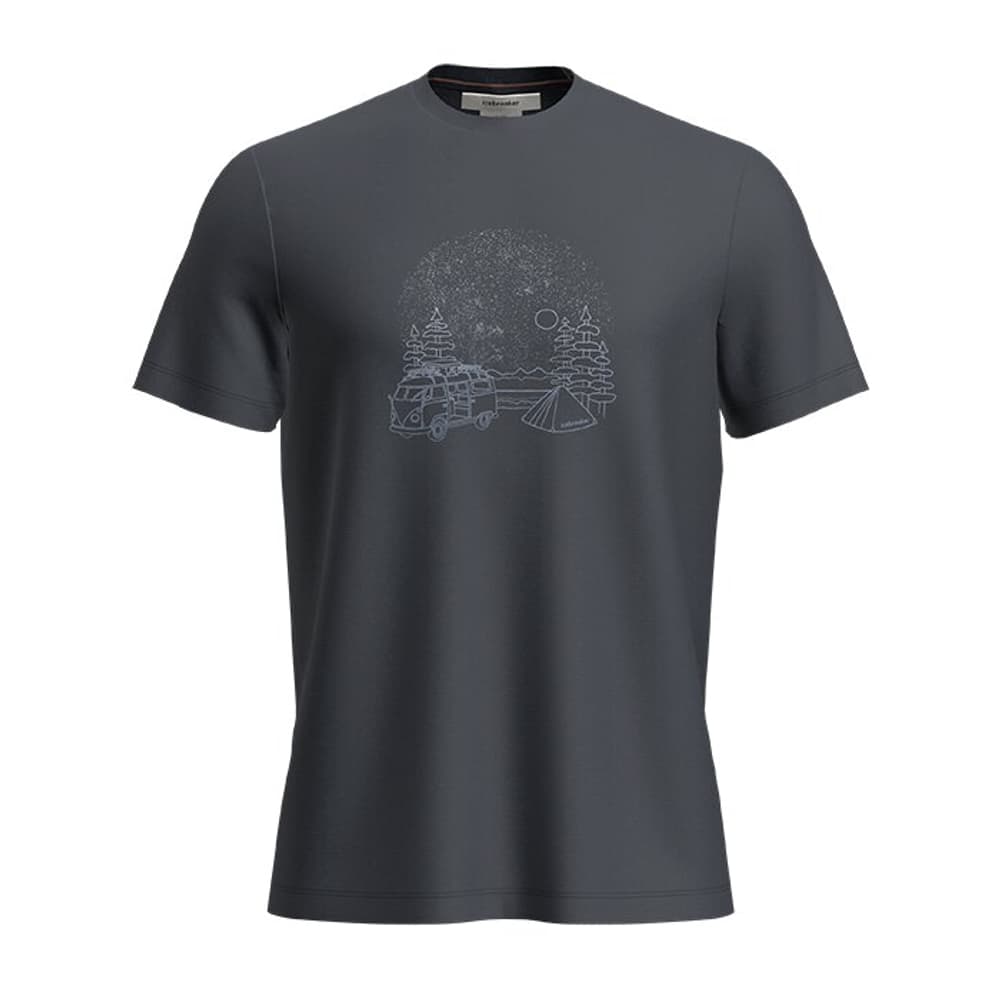 Merino 150 Tech Lite III Shirt funzionale Icebreaker 468426700383 Taglie S Colore grigio scuro N. figura 1