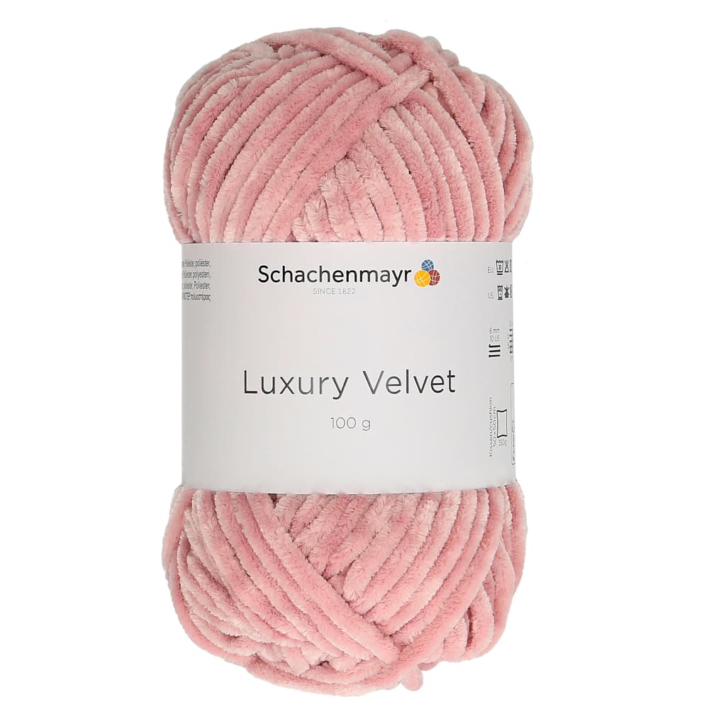 Lana Luxury Velvet Lana vergine Schachenmayr 667089400020 Colore Rose Dimensioni L: 19.0 cm x L: 8.0 cm x A: 8.0 cm N. figura 1