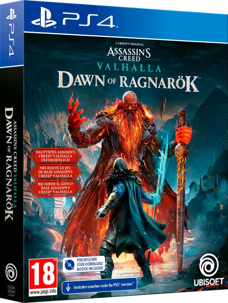 PS4 - Assassin's Creed Valhalla:  I segni di Ragnarok (Espansione) Game (Box) 785300163923 N. figura 1