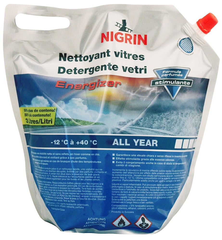 Nettoyant vitres Energizer All Year Produits de nettoyage Nigrin 620272700000 Photo no. 1