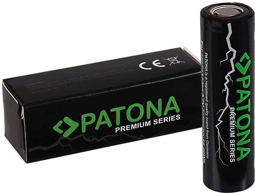 Premium Cell 18650 Batterie pour appareil photo Patona 785302426269 Photo no. 1