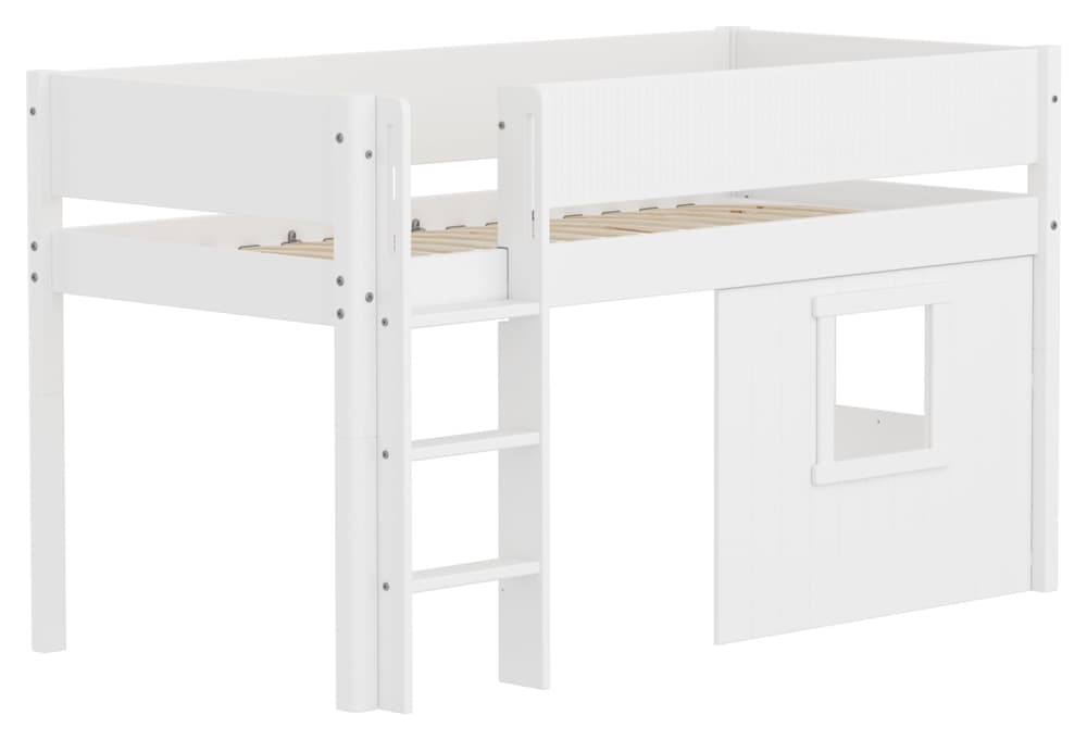 Flexa WHITE Letto semi-alto con casetta sull'albero WHITE Letto semi-alto con casetta sull'albero Flexa 405076300000 N. figura 1