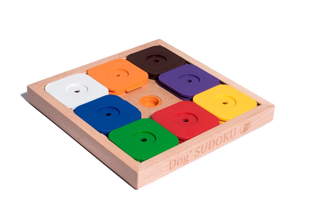 Dog's Sudoku M Expert Rainbow, ca. 27.5 x 27.5 x 3 cm Hundezubehör My Intelligent Dogs 658567200000 Bild Nr. 1