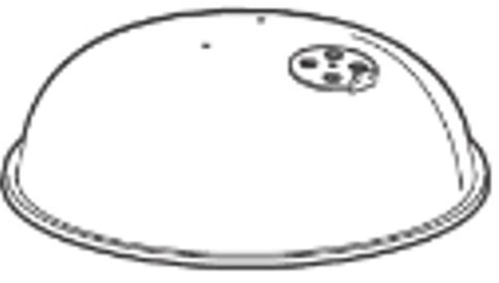 Coperchio One-Touch D47cm nero completo Weber 9000039924 No. figura 1