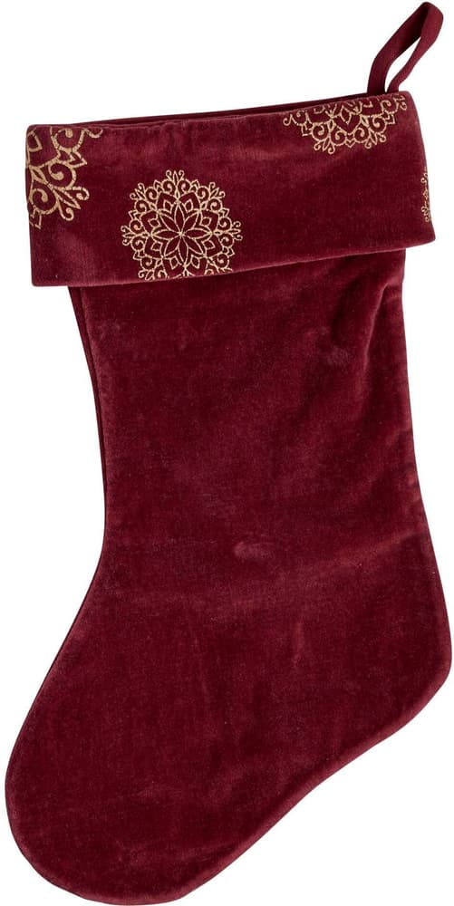 Bottes de Noël 100 coton, rouge/or Décoration murale Lene Bjerre 785302444567 Photo no. 1