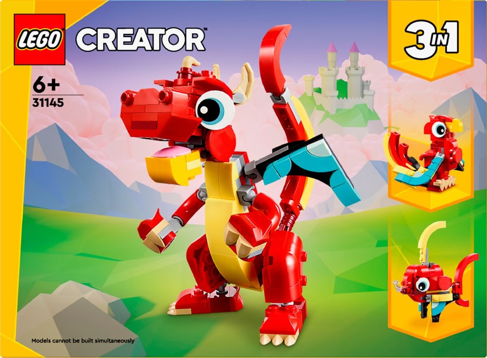 Creator 31145 Drago rosso LEGO® 741900800000 N. figura 1