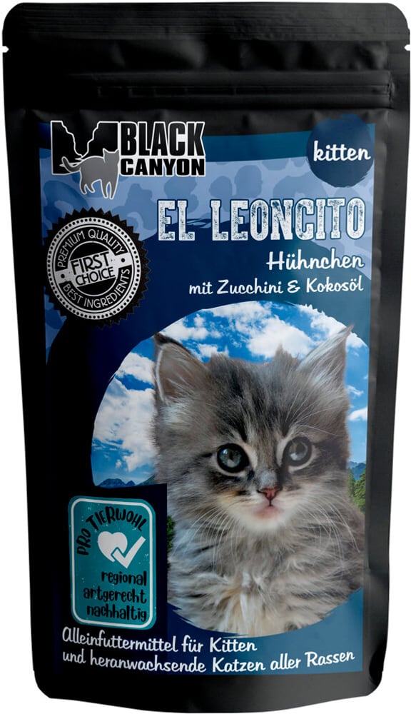 El Leoncito Kitten, 0.085 kg Aliments humides Black Canyon 658335200000 Photo no. 1
