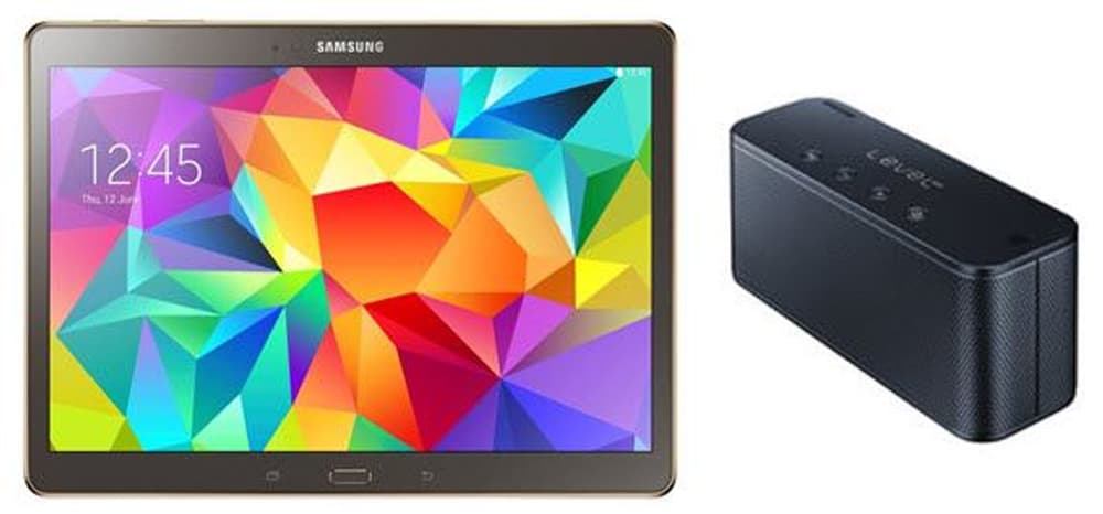 Galaxy Tab S 10.5" Amoled 16GB Titanium Bronze incl. Altoparlante bluetooth Samsung 79783870000014 No. figura 1