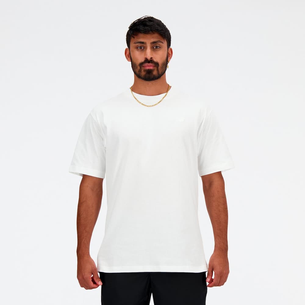 NB Athletics Cotton T-Shirt T-shirt New Balance 474156400610 Taille XL Couleur blanc Photo no. 1