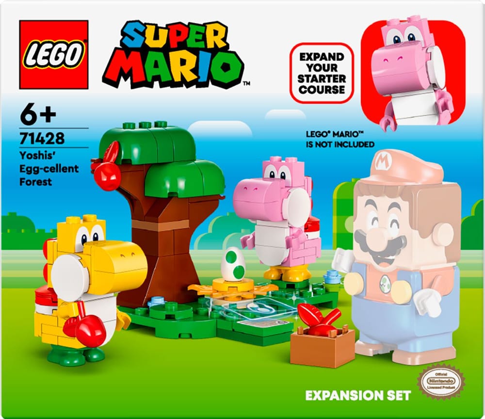 Super Mario 71428 Ensemble d'extension Forêt de Yoshi LEGO® 741904200000 Photo no. 1